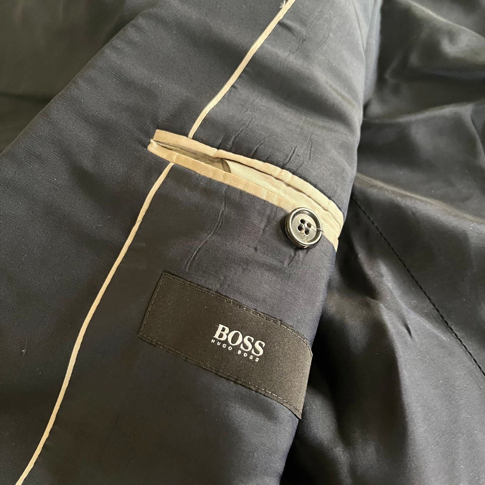 Hugo Boss BOSS Hugo Boss The Jam75/Sharp3 Blue Wool Blazer Jacket 40R Size 40R - 11 Thumbnail