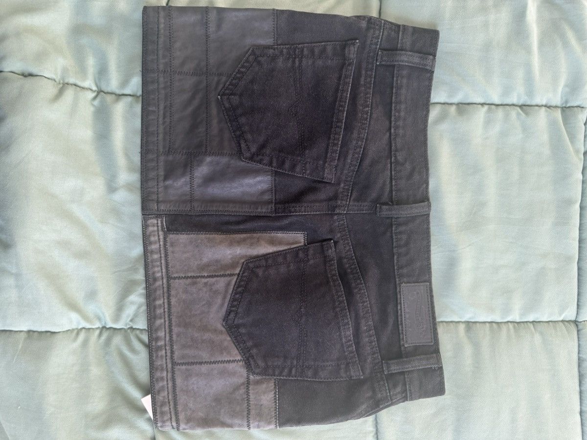 Diesel DIESEL leather patchwork mini skirt Size 26" / US 2 / IT 38 - 5 Thumbnail