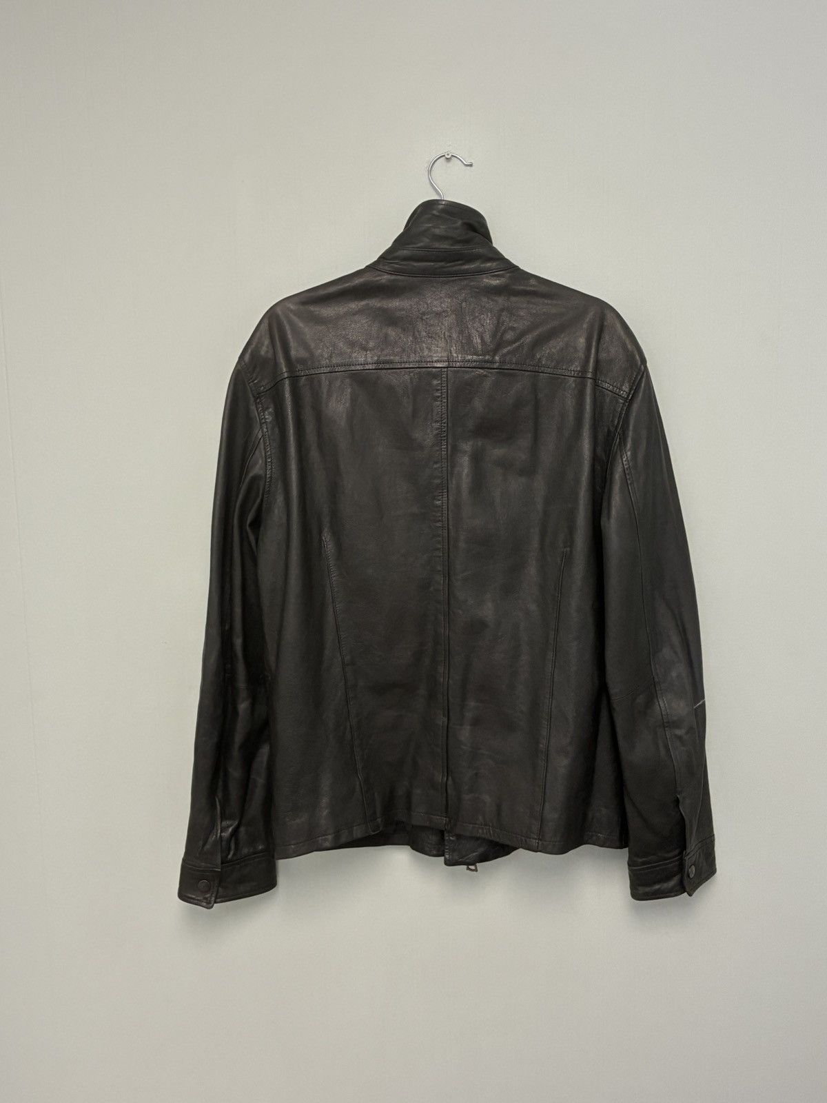 John Varvatos Biker Moto Leather Jacket EU 52 USA 42 Size US L / EU 52-54 / 3 - 10 Thumbnail