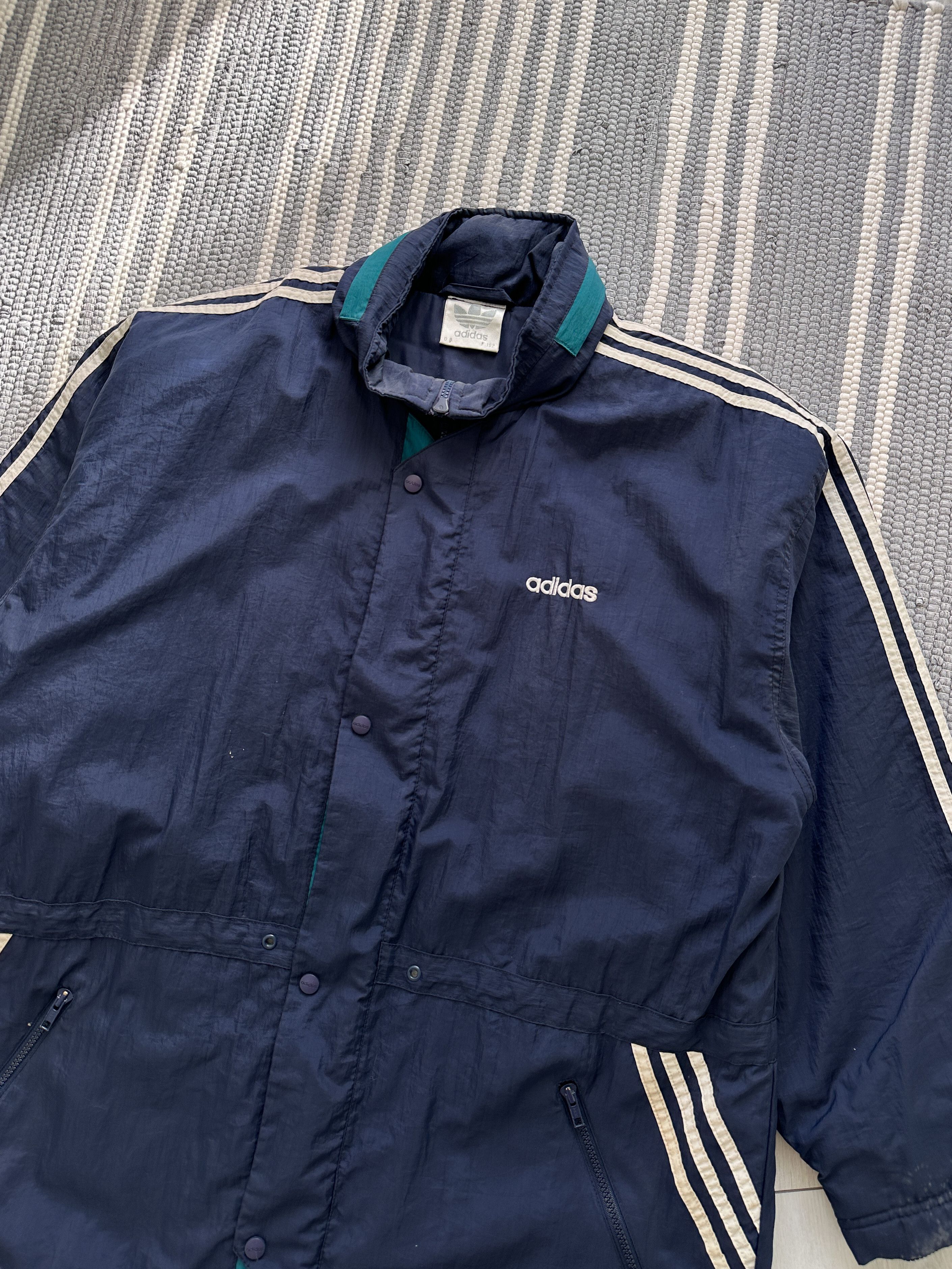 Adidas ADIDAS Vintage Windbreaker Coat Jacket Size US XL / EU 56 / 4 - 5 Thumbnail