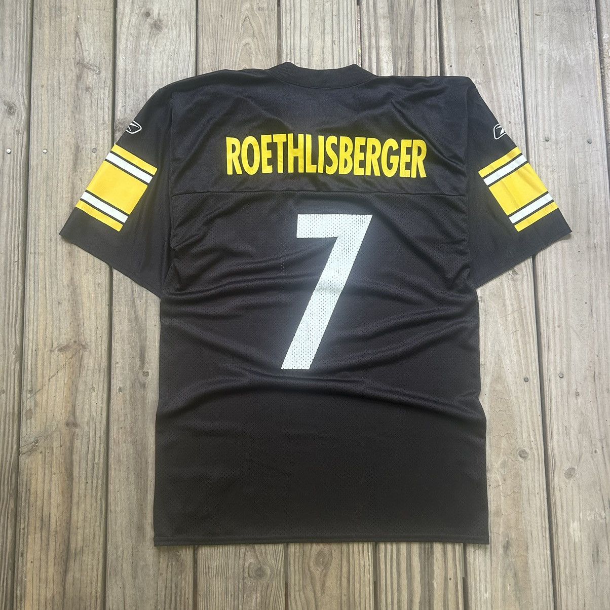NFL × Reebok × Vintage VTG Y2K Reebok Ben Roethlisberger Pittsburgh Steelers Jersey Size US M / EU 48-50 / 2 - 1 Thumbnail