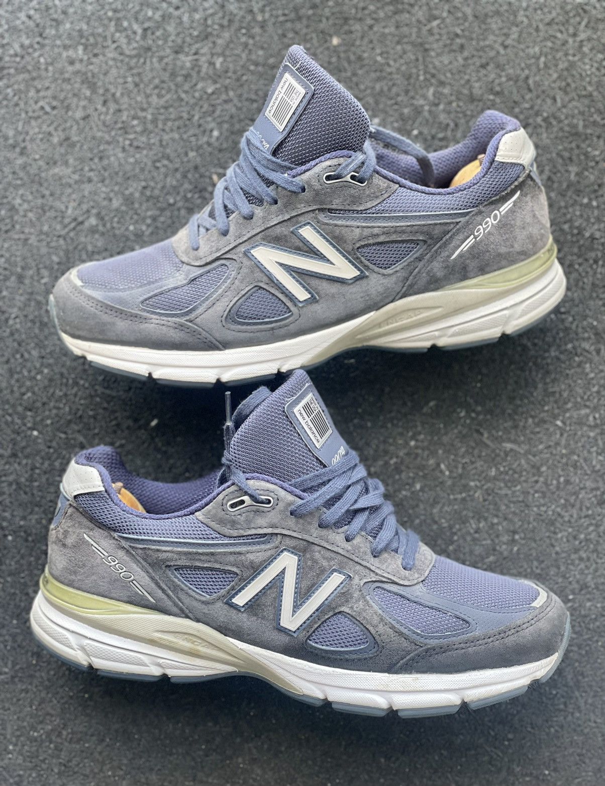 Kith New Balance KITH x New Balance 990v4 Navy M990NV4 MADE IN USA size 10 Grailed