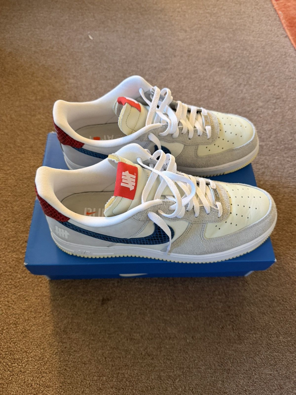 Nike × Undefeated Nike x Undefeated Air Force 1 Low- 5 On It Size US 11 / EU 44 - 9 Thumbnail