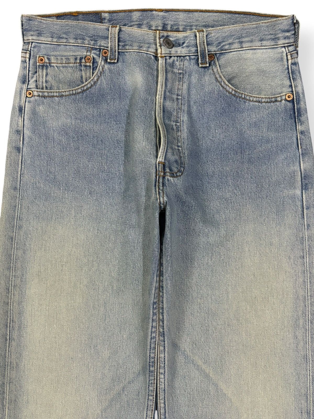 Levi's Vintage 90s Levis 501 Faded Regular Fit Distressed Jeans Size US 30 / EU 46 - 3 Thumbnail