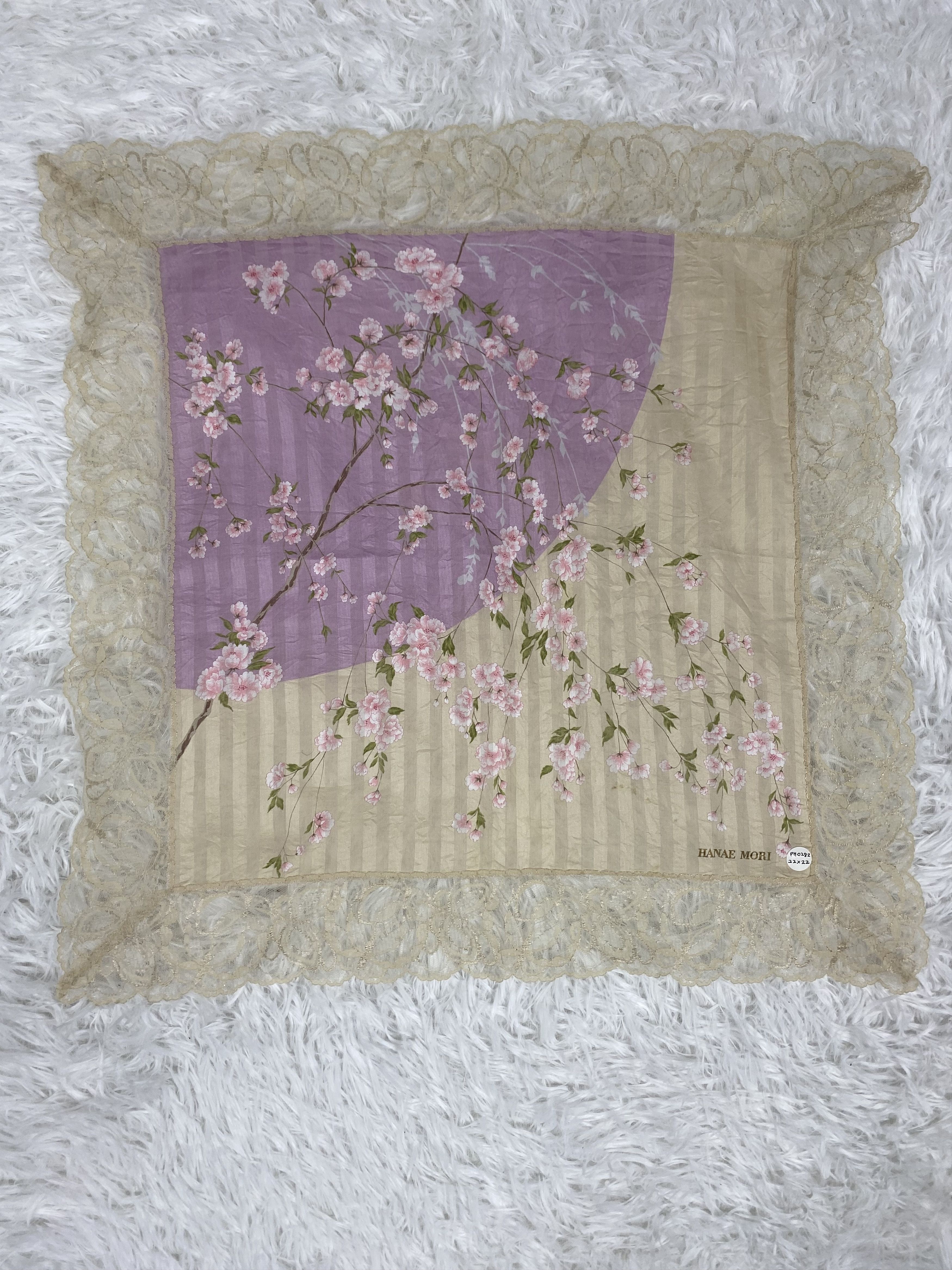 Hanae Mori Vintage Hanae Mari Handkerchief Neckerchief PH0282 Size ONE SIZE - 3 Thumbnail