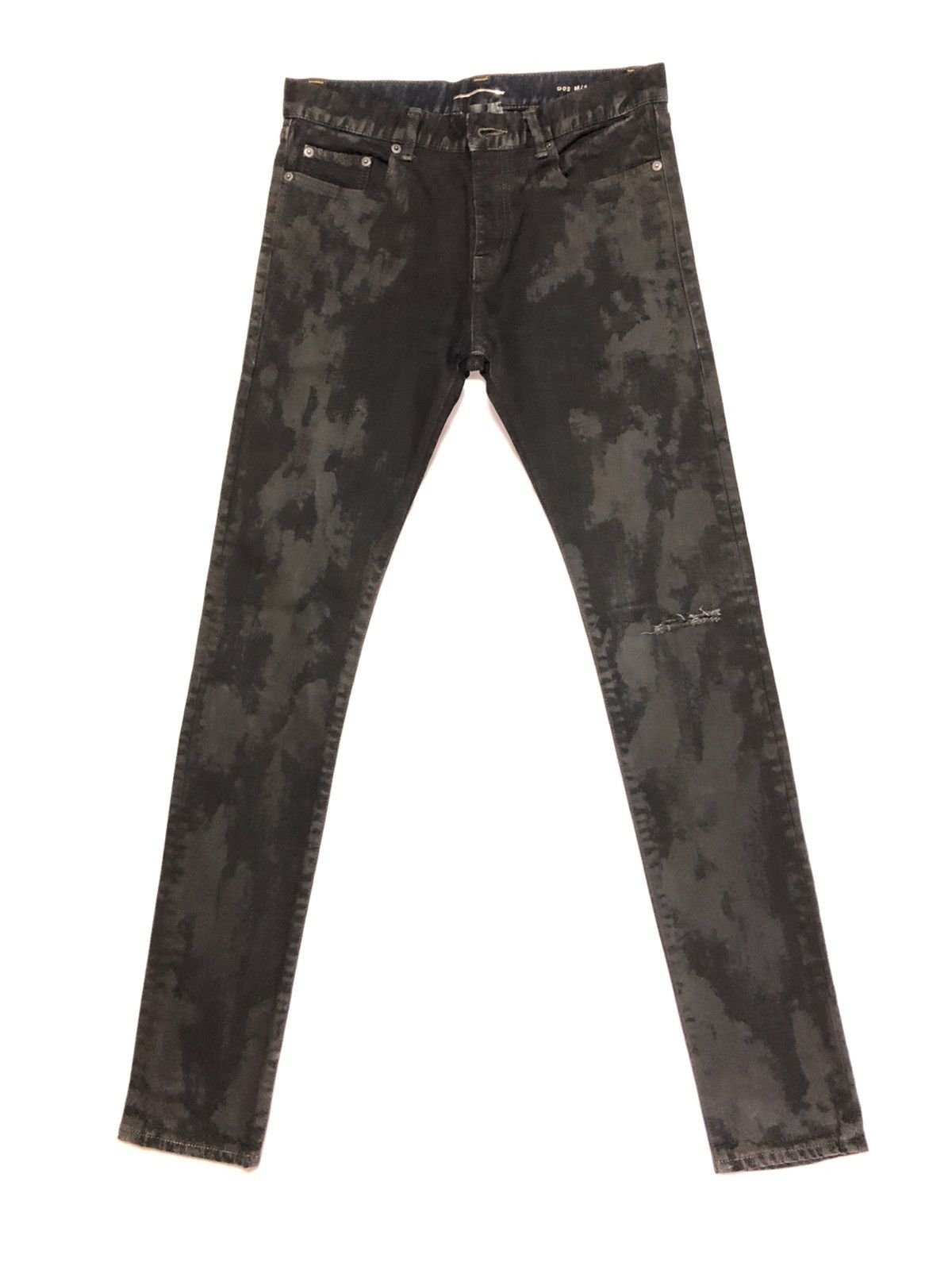 Saint Laurent Paris Saint Laurent Paris 13FW Tie-dye effect Denim Jeans Size US 30 / EU 46 - 2 Thumbnail