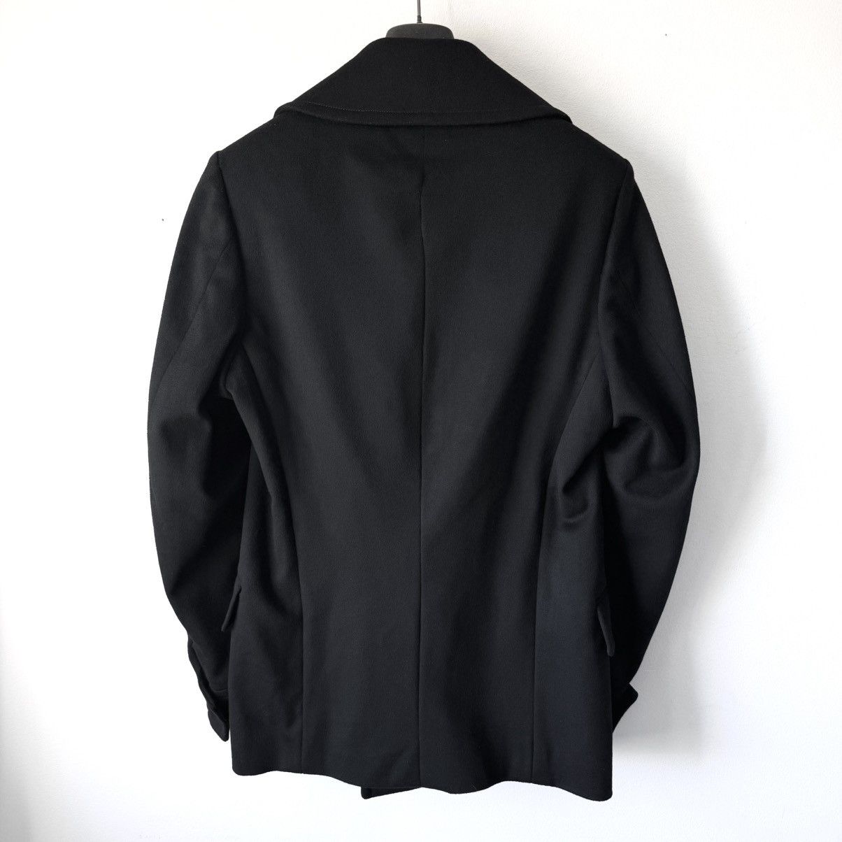 Gucci Gucci By Tom Ford FW2003 Black Double Breasted Wool Peacoat Size US L / EU 52-54 / 3 - 6 Thumbnail