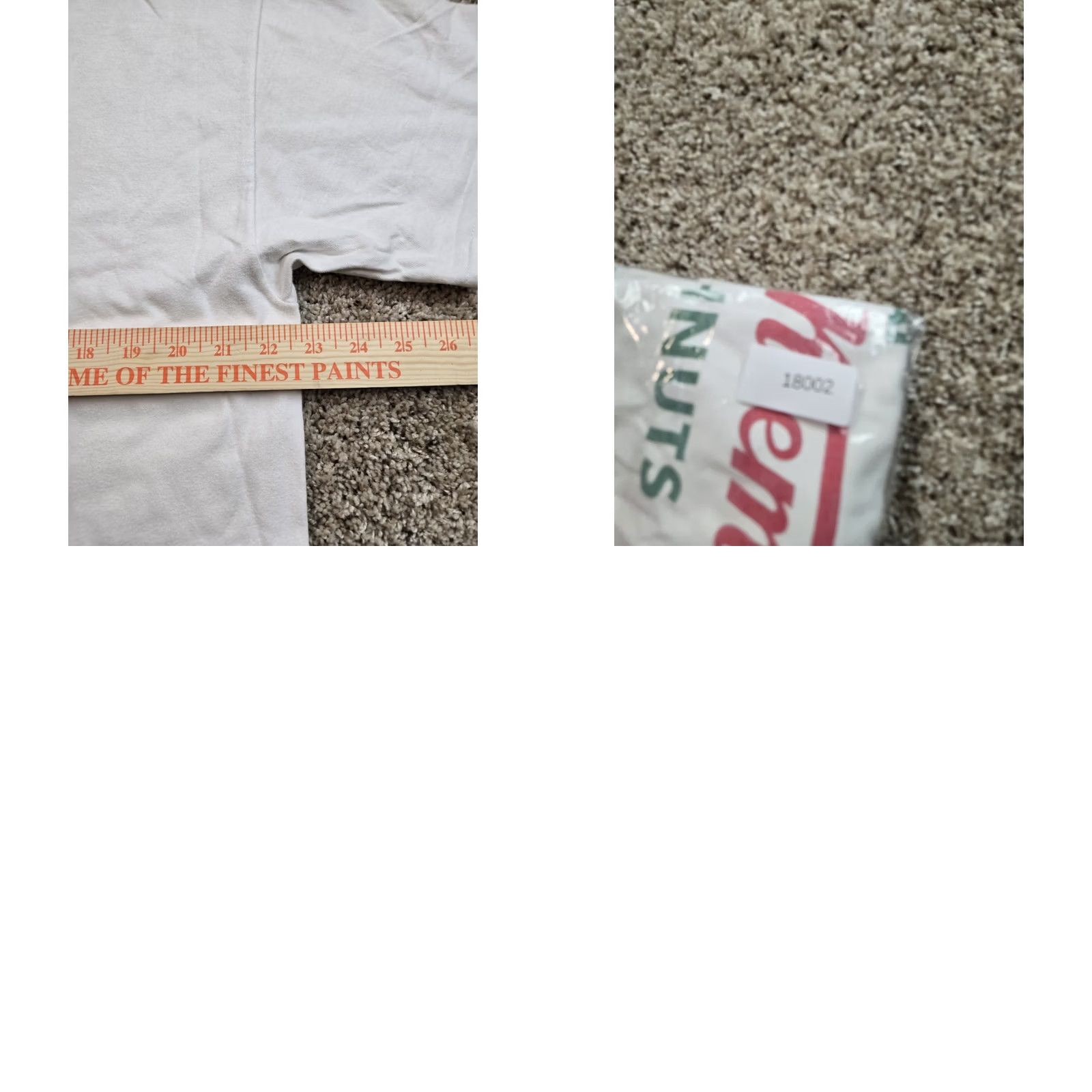 Hanes Vintage Hanes Beefy-T T Shirt XL Men White Short Sleeve Graphic Y2K 90s Nerd Community Logo Shirts Mens Size US XL / EU 56 / 4 - 9 Thumbnail