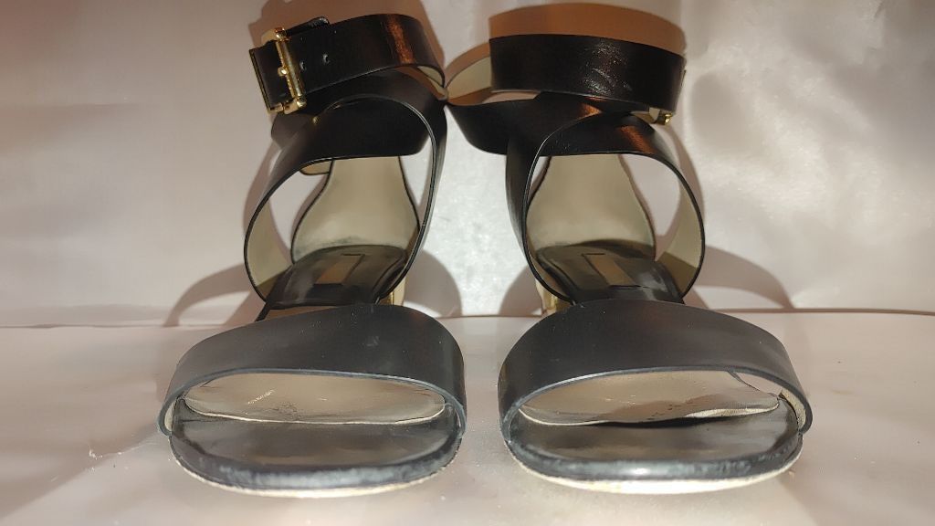 Michael Kors Michael Kors Tulia Black Heel Sandals Size 40 Size US 9.5 / IT 39.5 - 4 Thumbnail
