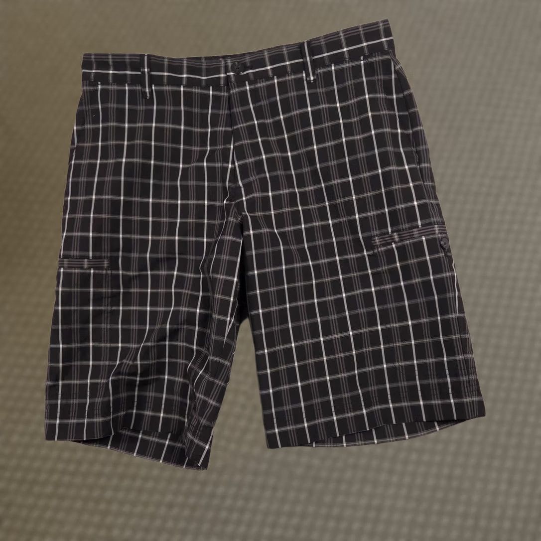 Adidas Adidas Shorts Mens 32 Black Plaid Golf Stretch Athletic Pockets Mens Shorts Size US 32 / EU 48 - 1 Thumbnail