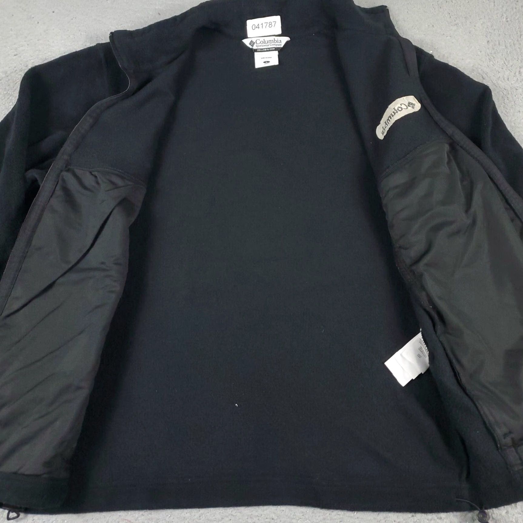 Vintage Columbia Sweater Shirt Men Large Black Full Zip Fleece Pockets Logo Vintage No Size US L / EU 52-54 / 3 - 5 Thumbnail