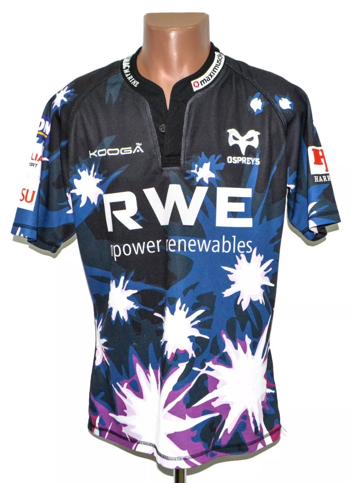 Other OSPREYS WALES RUGBY UNION SHIRT JERSEY KOOGA M Size US M / EU 48-50 / 2 - 1 Thumbnail