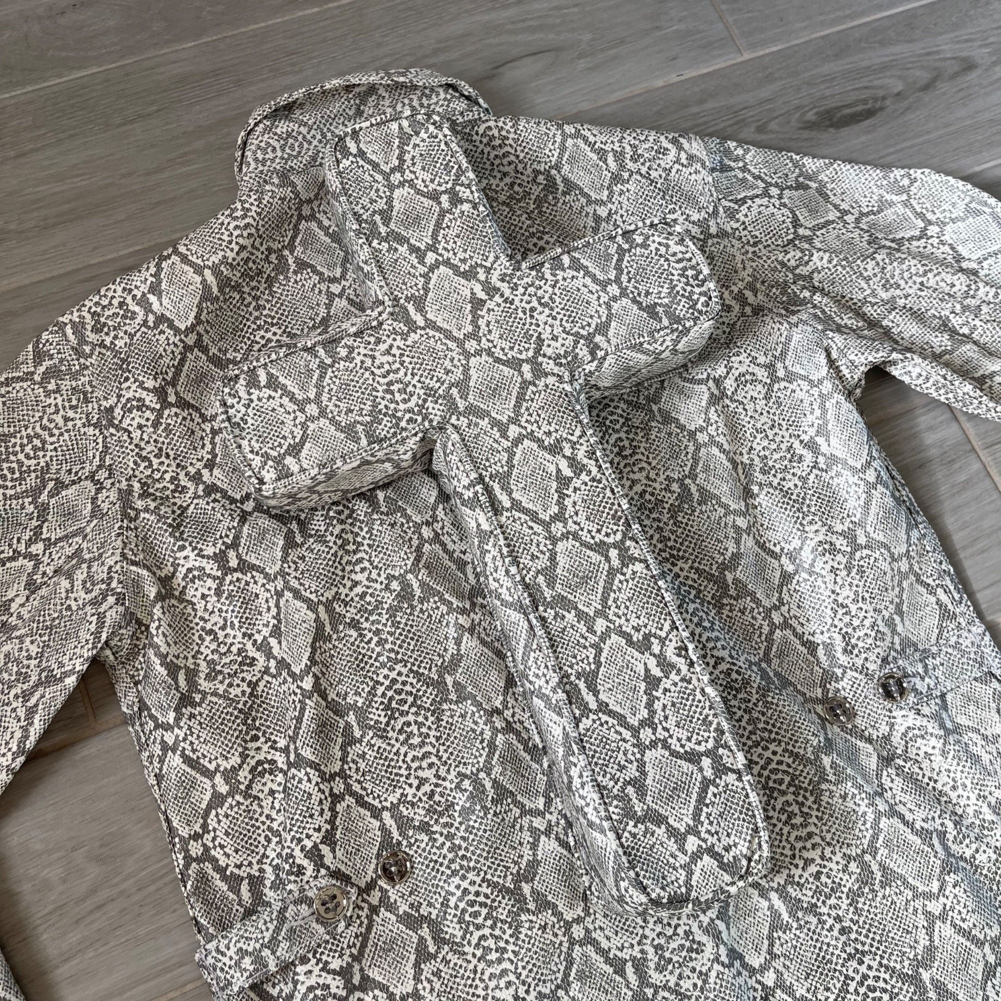 Seventh Heaven NEW SEVENTH HEAVEN SNAKE CROSS JACKET SZ MEDIUM Size US M / EU 48-50 / 2 - 12 Thumbnail
