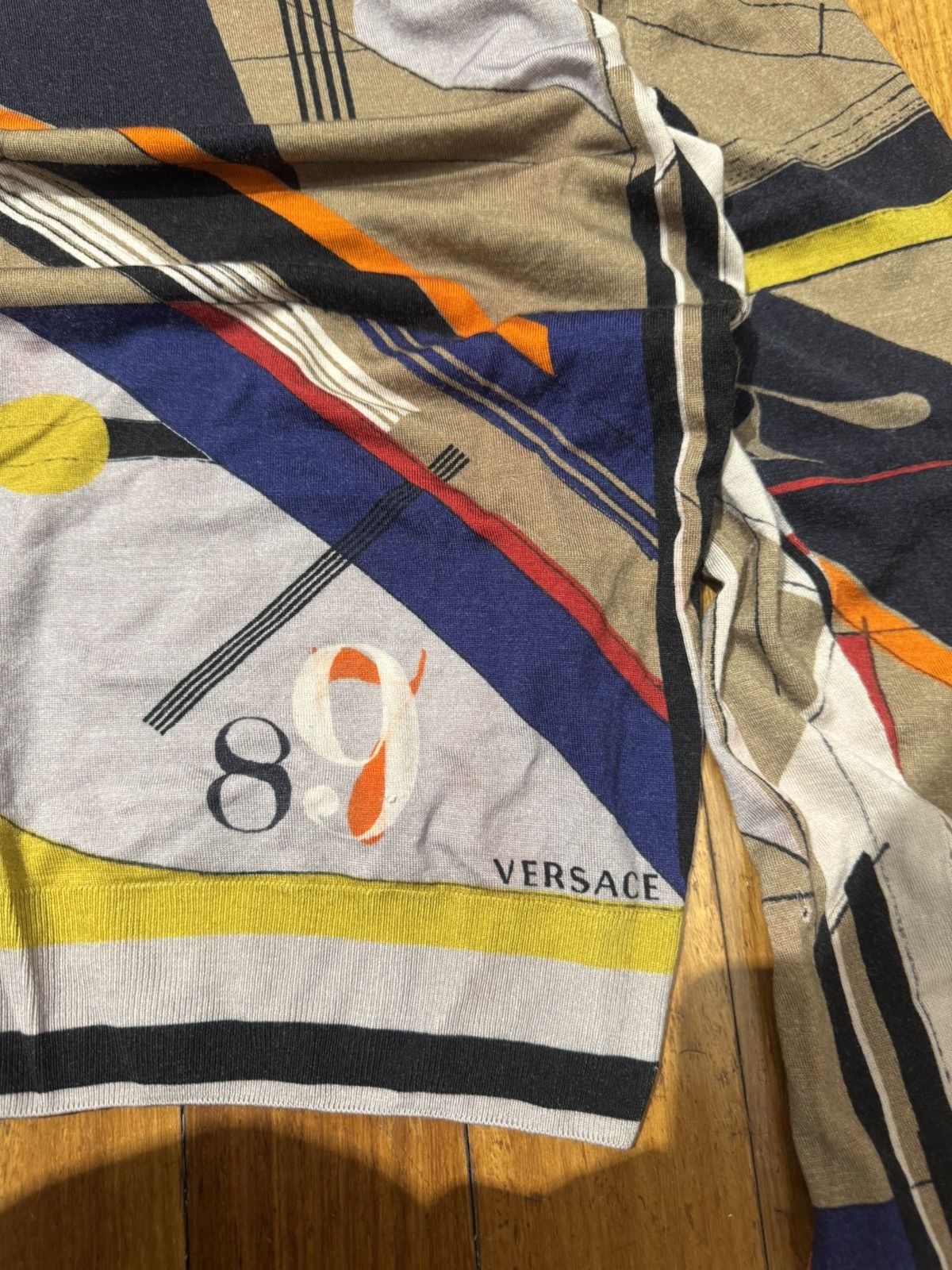 Versace Versace Abstract L/S Tee Size US L / EU 52-54 / 3 - 2 Thumbnail