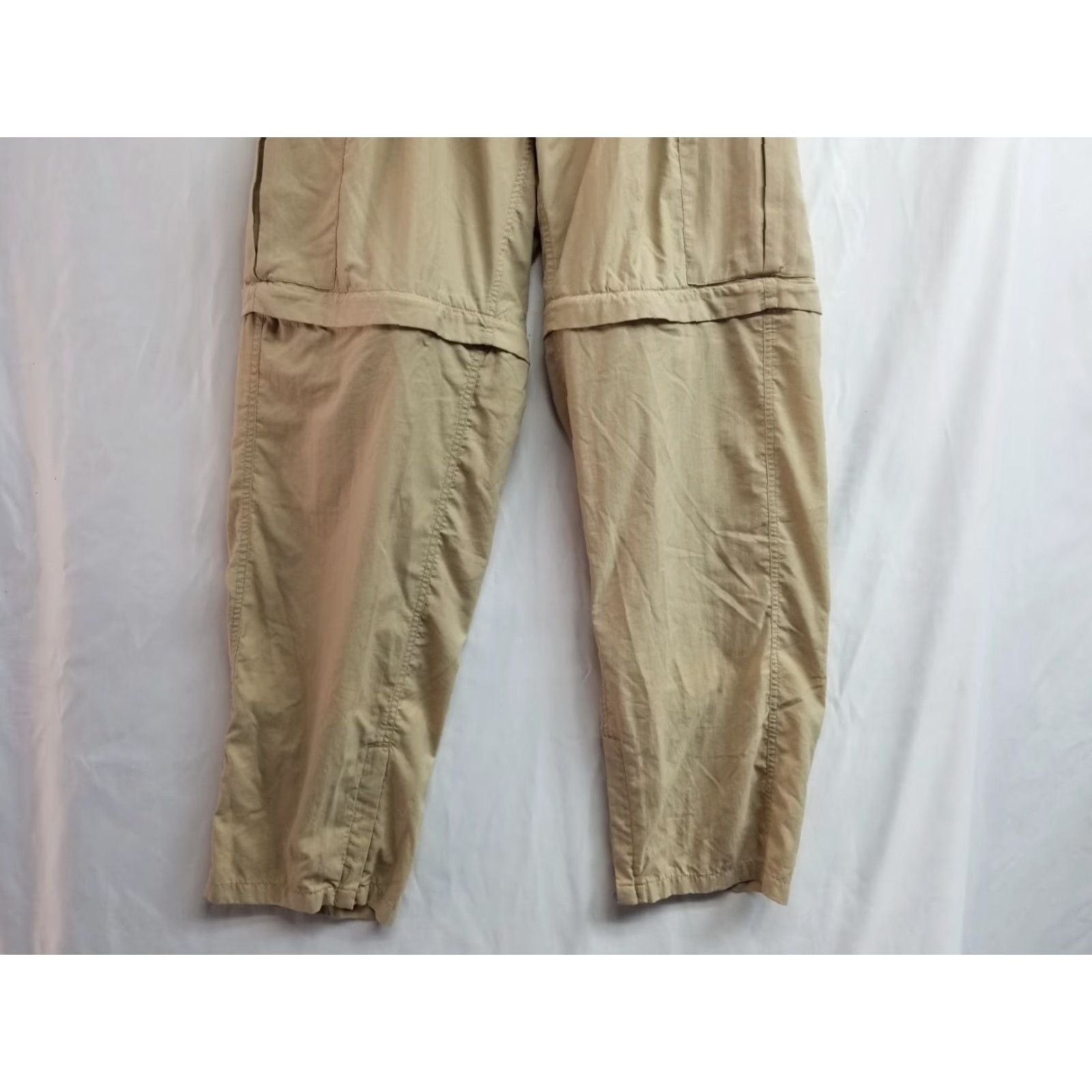 ExOfficio ExOfficio Pants Mens Size Large Long Nylon Khaki Cargo Pocket Belted Pockets Straight Inseam 31" Size US 33 - 2 Thumbnail