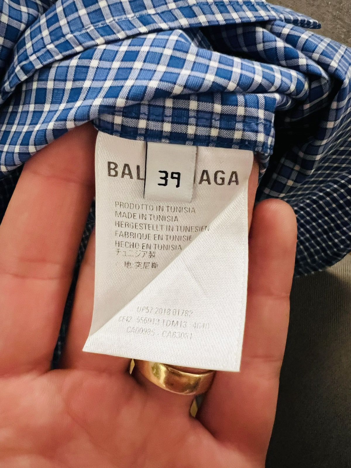 Balenciaga Balenciaga Button-Up Shirt Size US XL / EU 56 / 4 - 4 Thumbnail