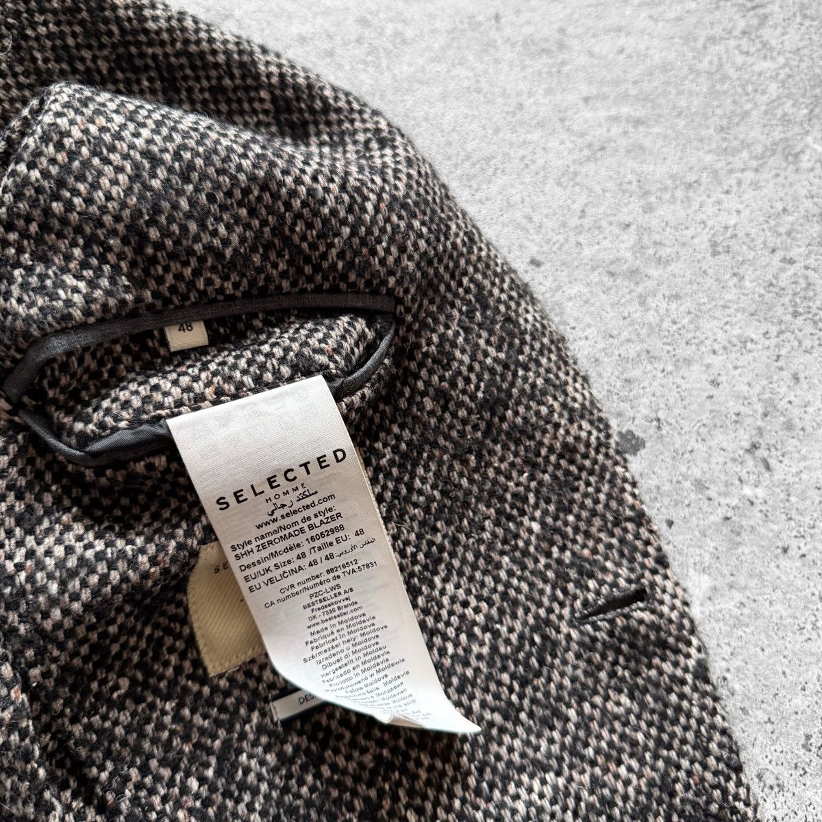 Selected Homme Selected Homme Mens Heritage Blazer Jacket Wool Silk Alpaca Size 38R - 9 Thumbnail