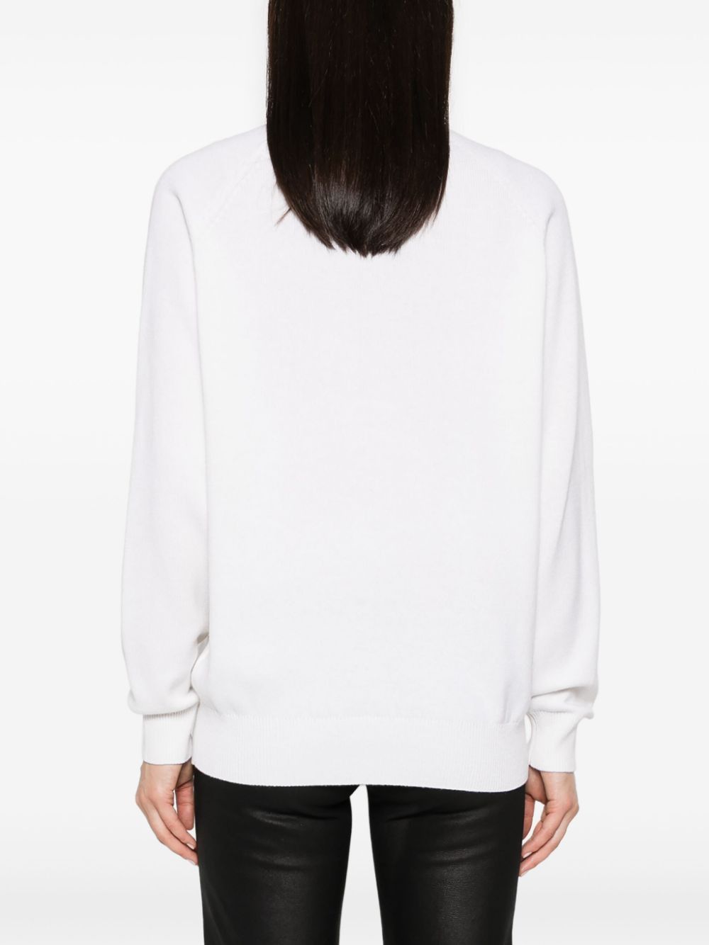 Givenchy o1srvl11e1224 4G Motif Cashmere Jumper in White Size XS / US 0-2 / IT 36-38 - 3 Thumbnail