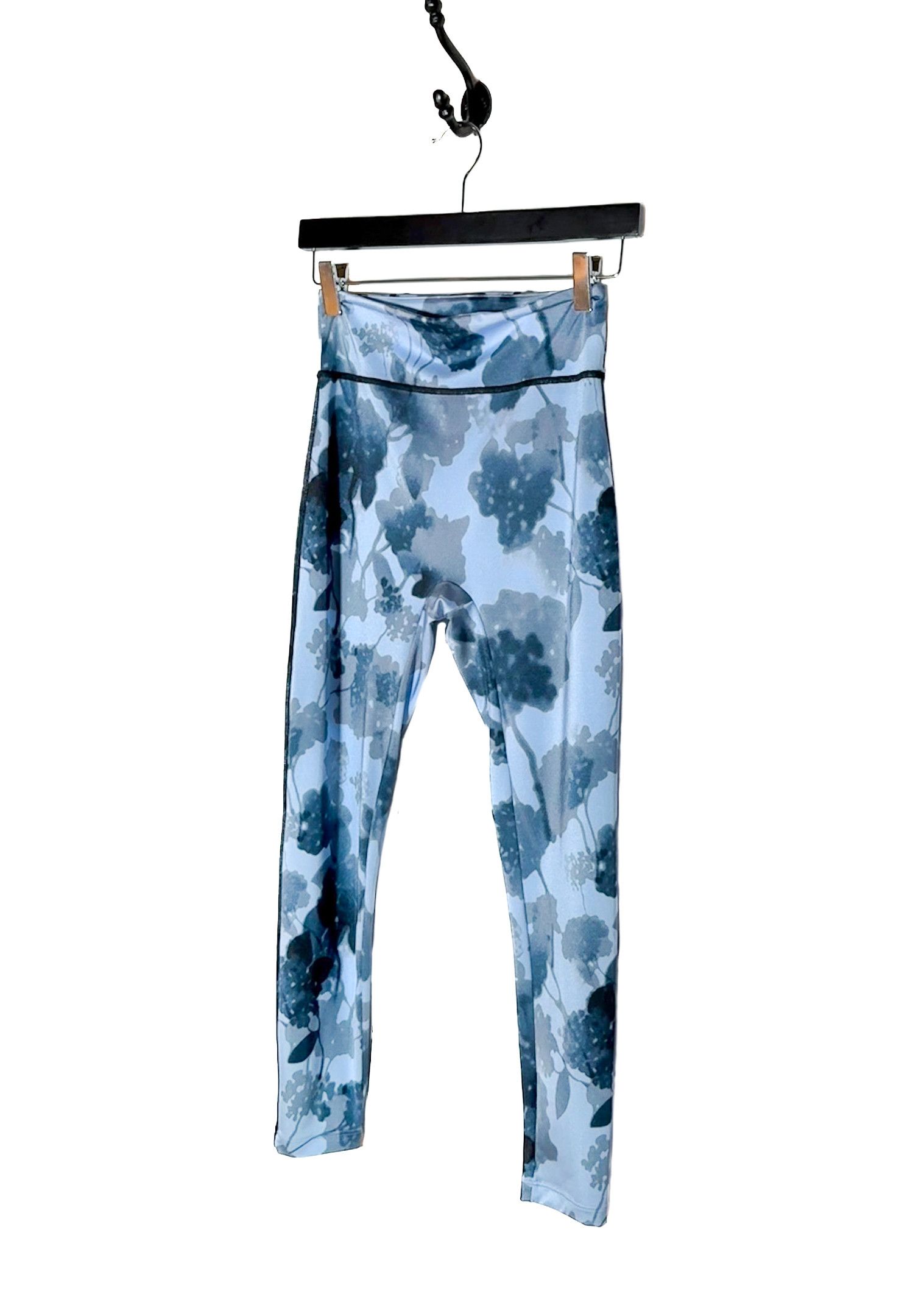 Fendi Fendi Blue Shady Flowers Performance Leggings Size 26" / US 2 / IT 38 - 2 Thumbnail