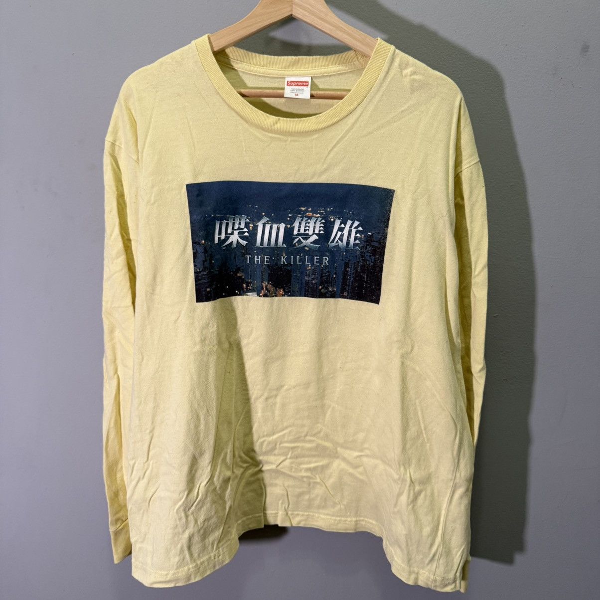 Supreme Supreme The Killer L/S Tee Medium Pale Yellow Size US M / EU 48-50 / 2 - 1 Thumbnail