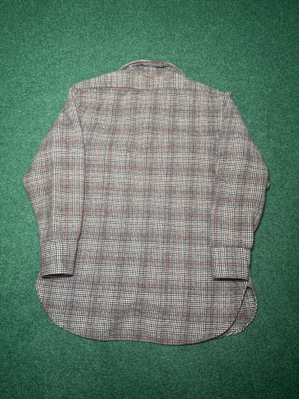 Pendleton Vintage 70s 80s Pendleton Wool Plaid Flannel Shirt Size US L / EU 52-54 / 3 - 3 Thumbnail