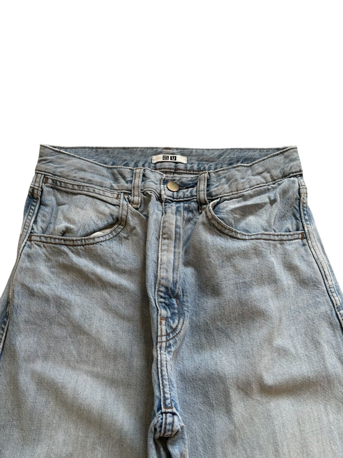 Uniqlo Vintage Uniqlo Christophe Lemaire Light Wash Baggy Jeans Size US 26 / EU 42 - 4 Thumbnail