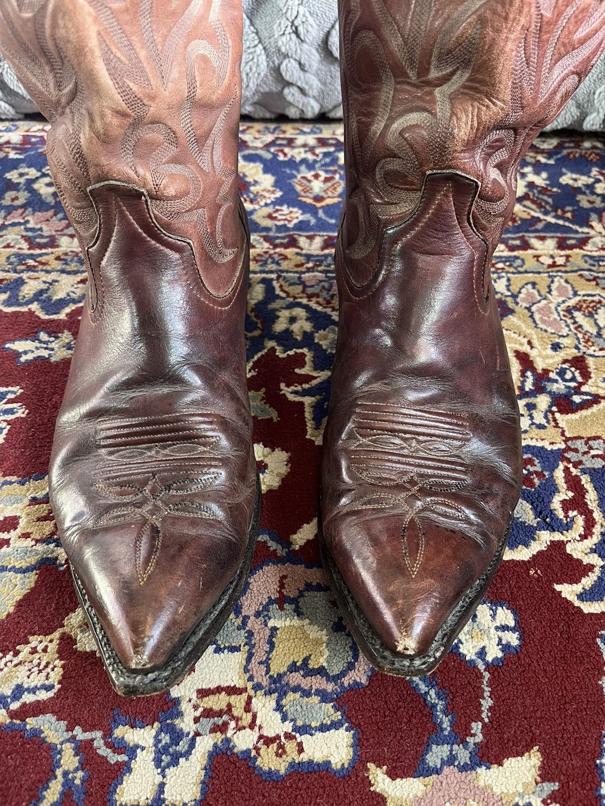 Genuine Leather × Japanese Brand × Vintage Vintage HYER Cowboy Boots Genuine Leather Size 10.5 🔥🔥🔥 Size US 10.5 / EU 43-44 - 4 Thumbnail