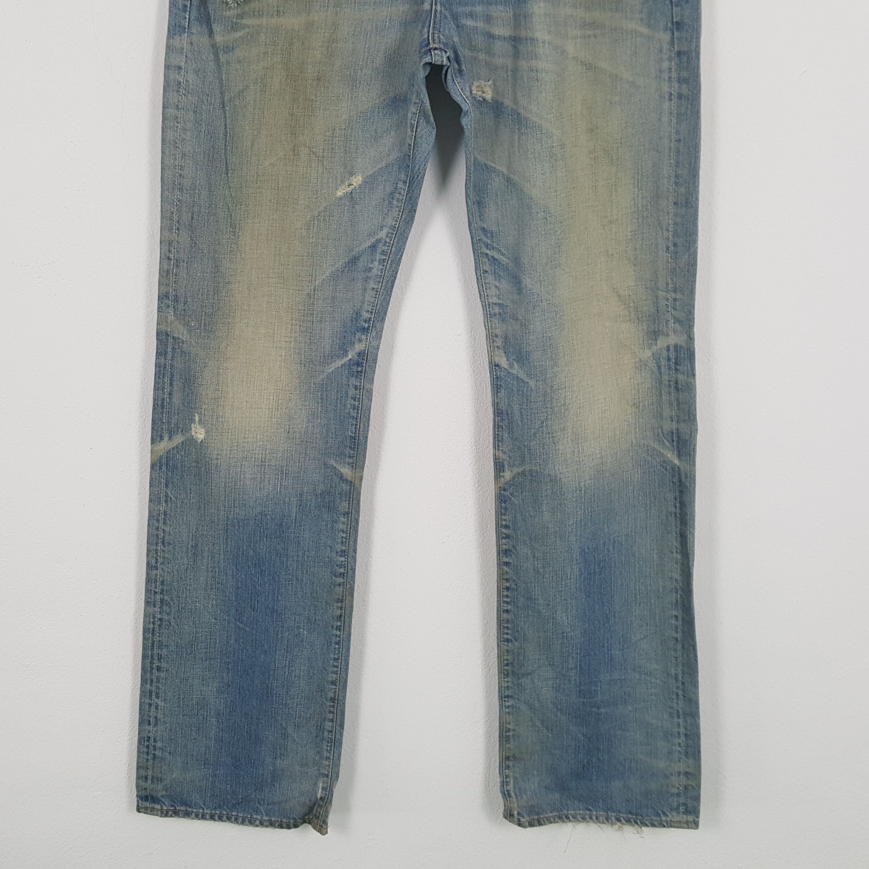 AG Adriano Goldschmied × Vintage ADRIANO GOLDSCHMEID Streetwear Style Distressed Jeans Size US 36 / EU 52 - 6 Thumbnail