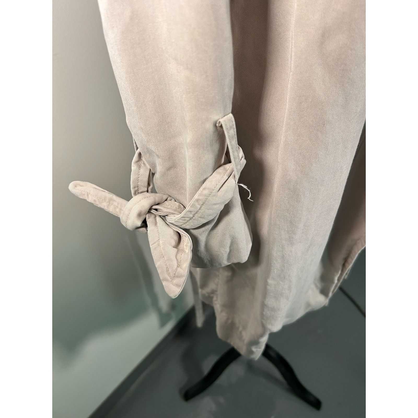 Other Alfani Petite Cotton Trenchcoat with Bow Size Petite Small Size S / US 4 / IT 40 - 2 Thumbnail