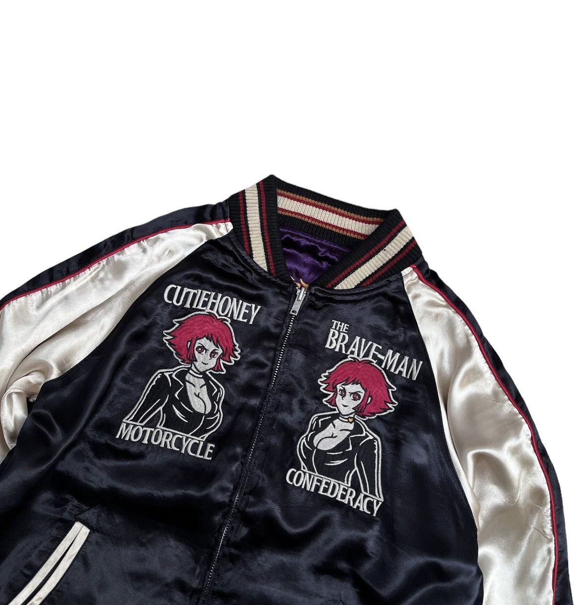 Anime Souvenir Jacket Sukajan The Brave Man x Cutie Honey Vi Size US M / EU 48-50 / 2 - 3 Thumbnail