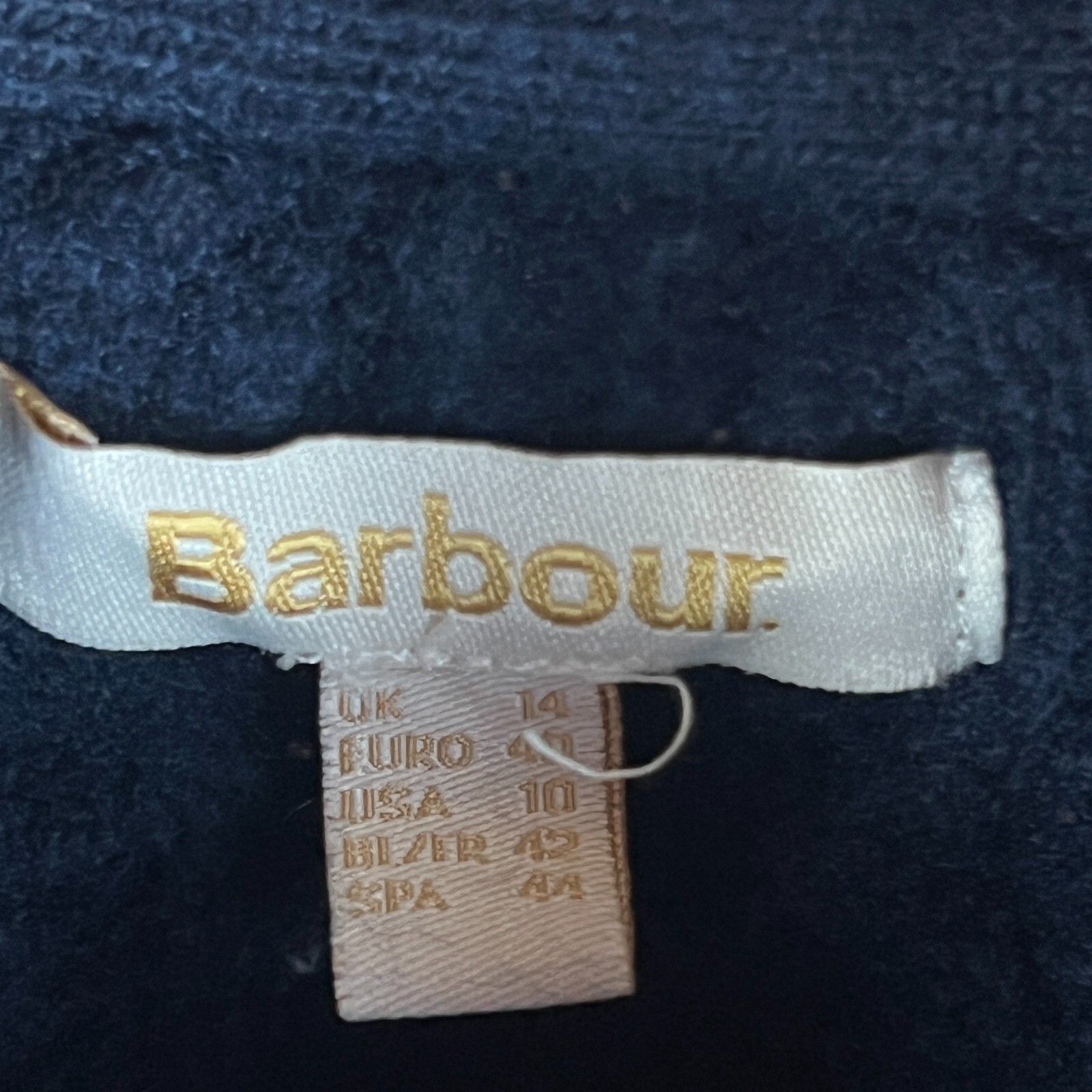 Barbour Barbour Women's Sweater Size 10 Blue Long Sleeve ` Size L / US 10 / IT 46 - 4 Thumbnail