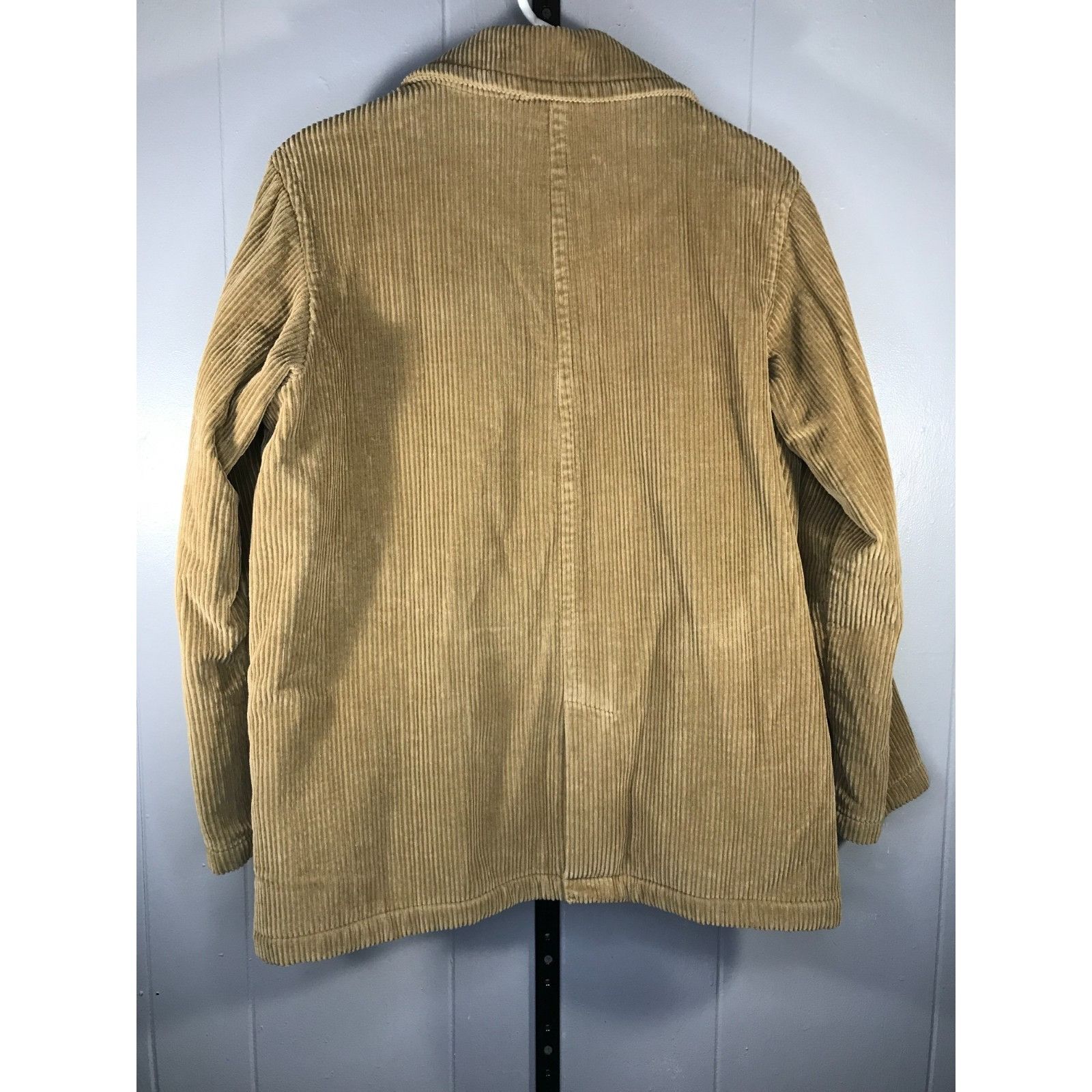 Abercrombie & Fitch Vintage Abercrombie & Fitch Corduroy Jacket Fleece Lined Lea Size L / US 10 / IT 46 - 2 Thumbnail