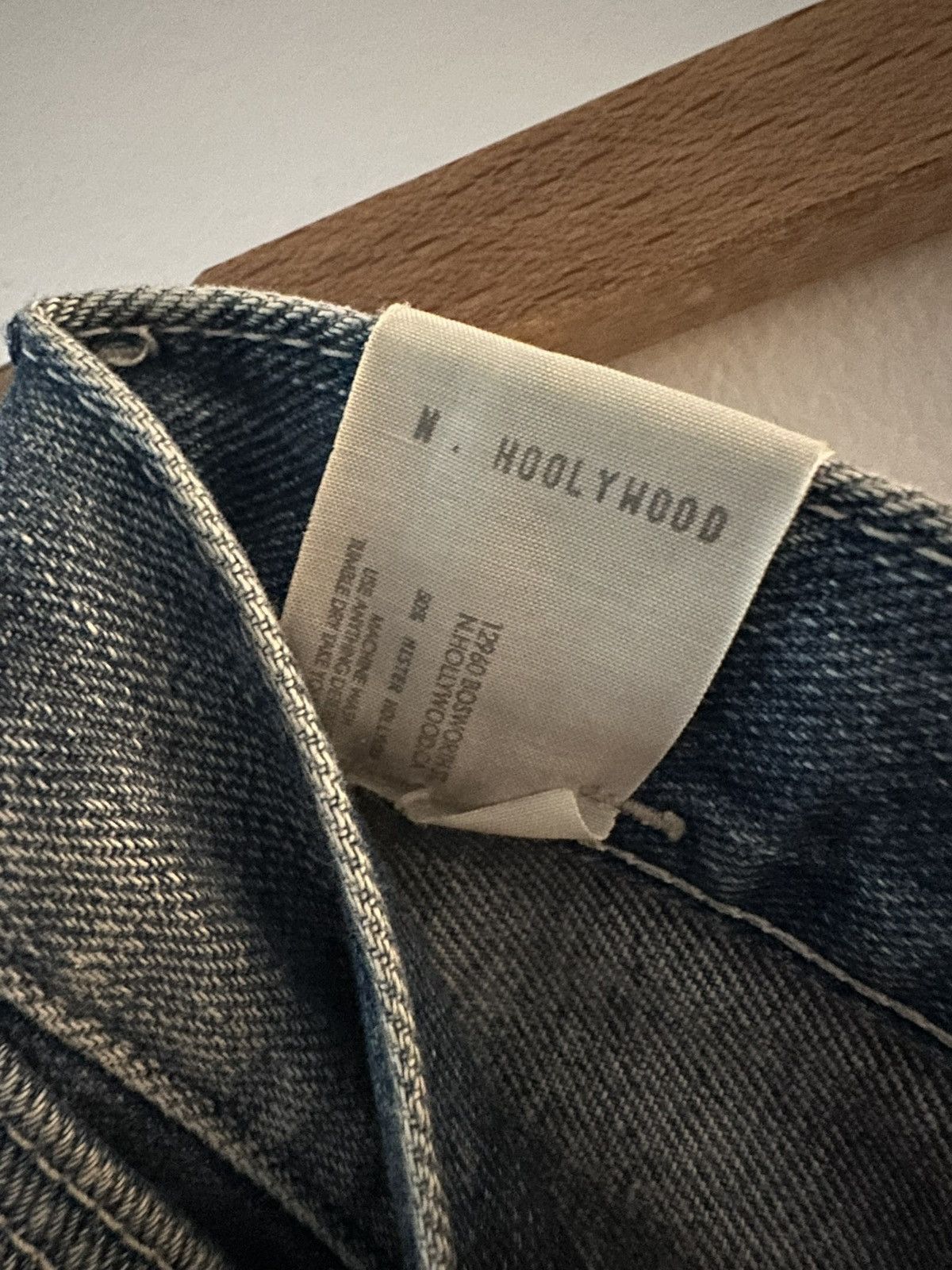 N.Hoolywood N.HOOLYWOOD × Wrangler collab patchwork washed bootcut jeans Size US 31 - 5 Thumbnail