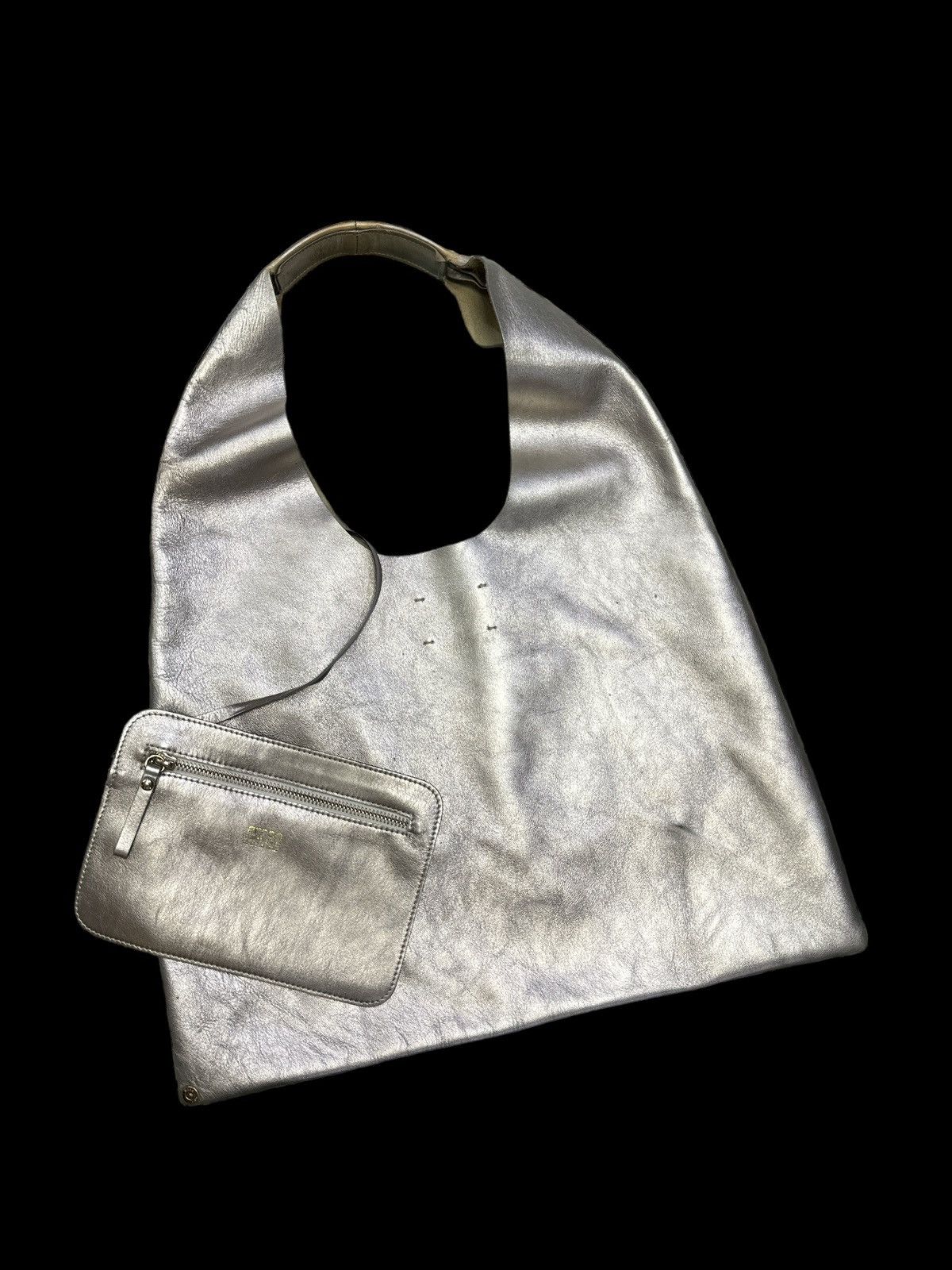 ARRON FULL LEATHER SHOULDER BAG