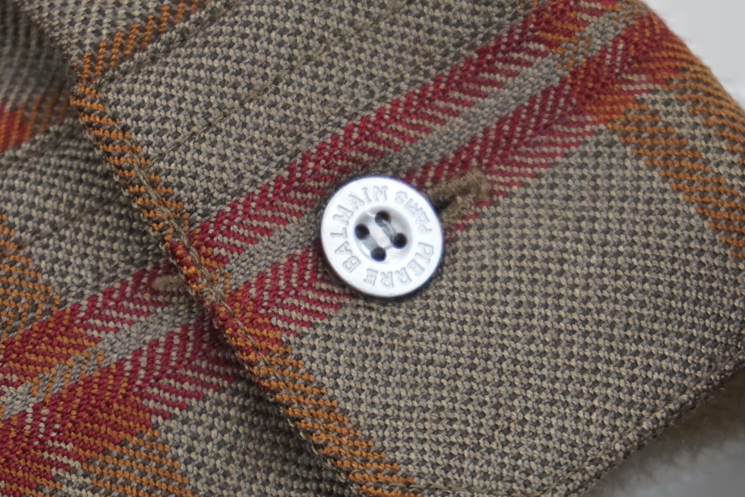 Pierre Balmain Vintage Plaid Wool Button Down Shirt Made in Japan Size US M / EU 48-50 / 2 - 10 Thumbnail