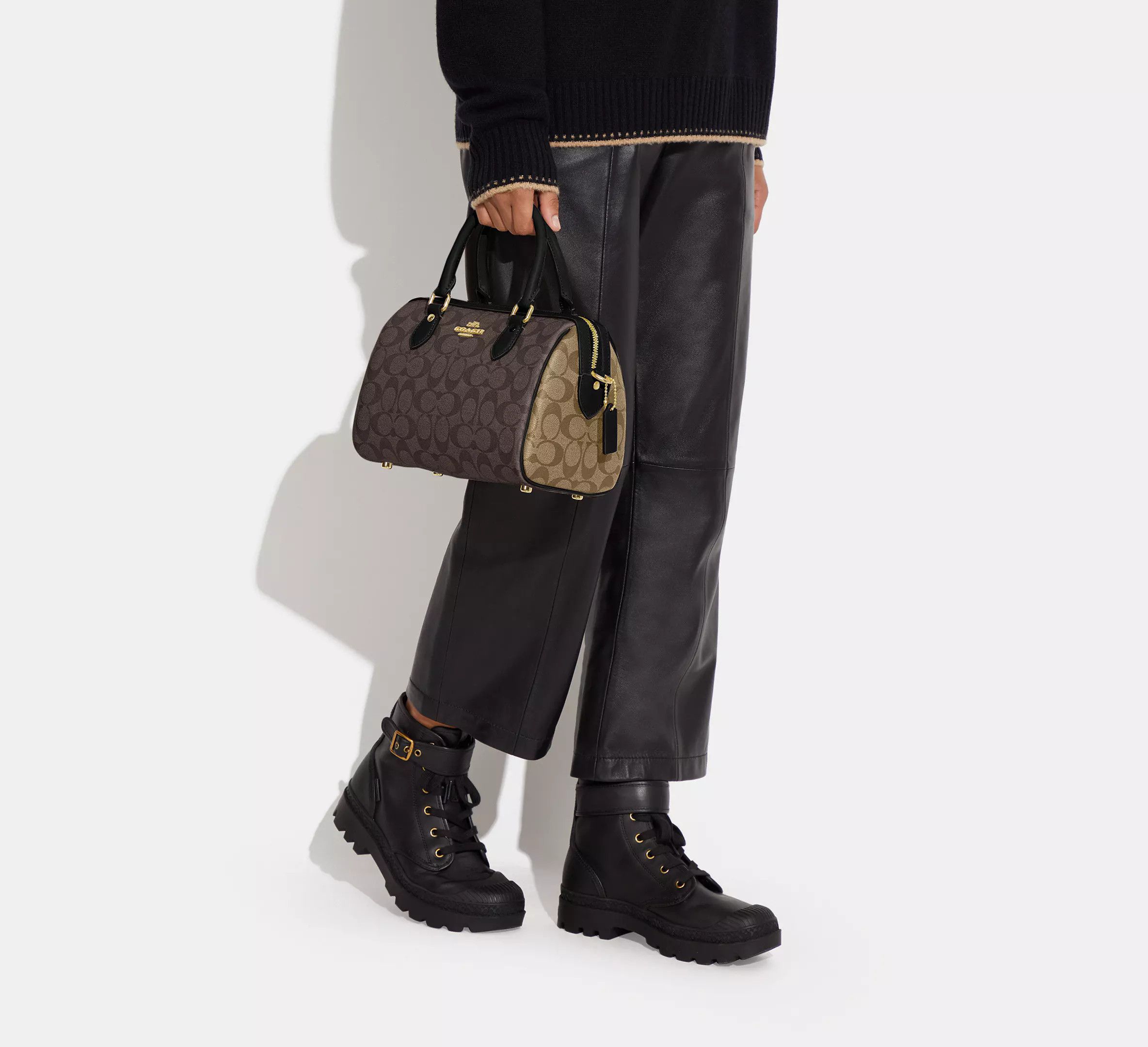 Coach Rowan Satchel Bag In Signature Canvas CH280 Size ONE SIZE - 3 Thumbnail