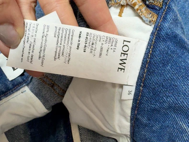 Loewe Loewe Classic denim shorts Size 24" / US 00 / IT 34 - 3 Thumbnail