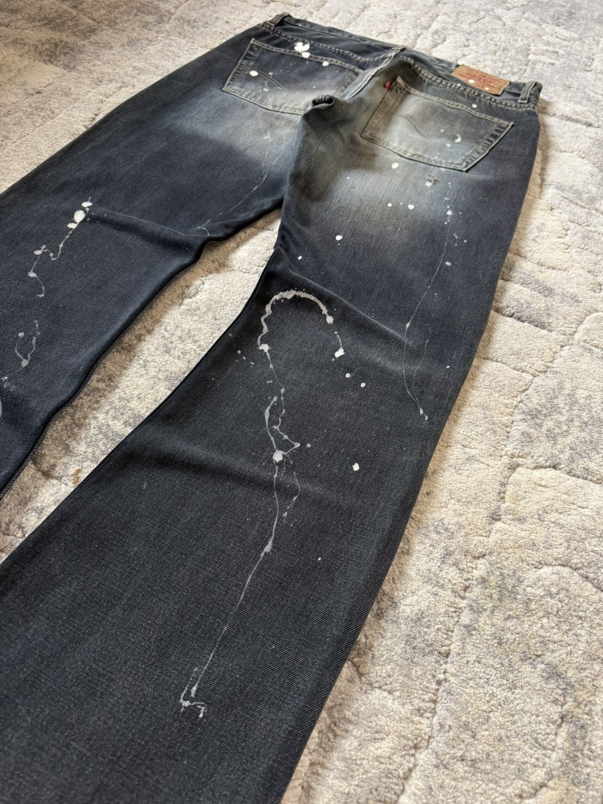 Levi's Rare Levis 517 Distressed Boro Shadow Fade Flared Jeans Size US 34 / EU 50 - 17 Thumbnail