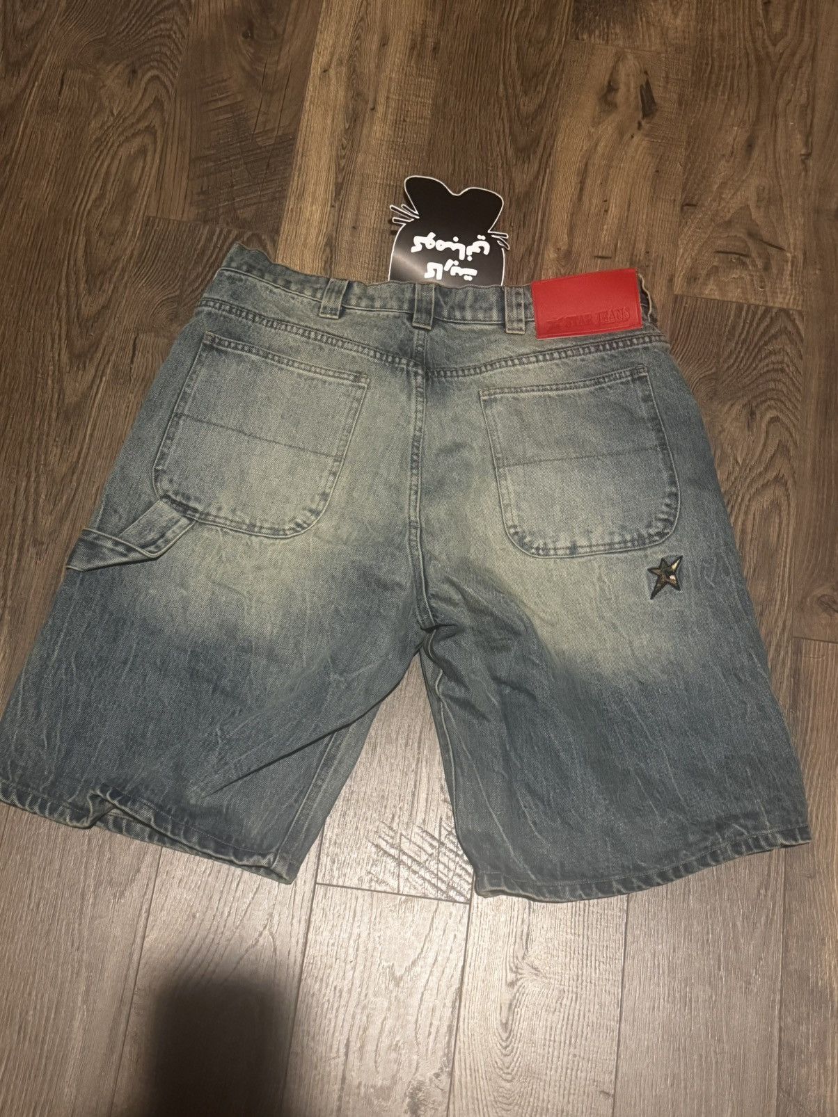 Carpet Company Carpet Company Faded Denim Shorts Size US 34 / EU 50 - 2 Thumbnail