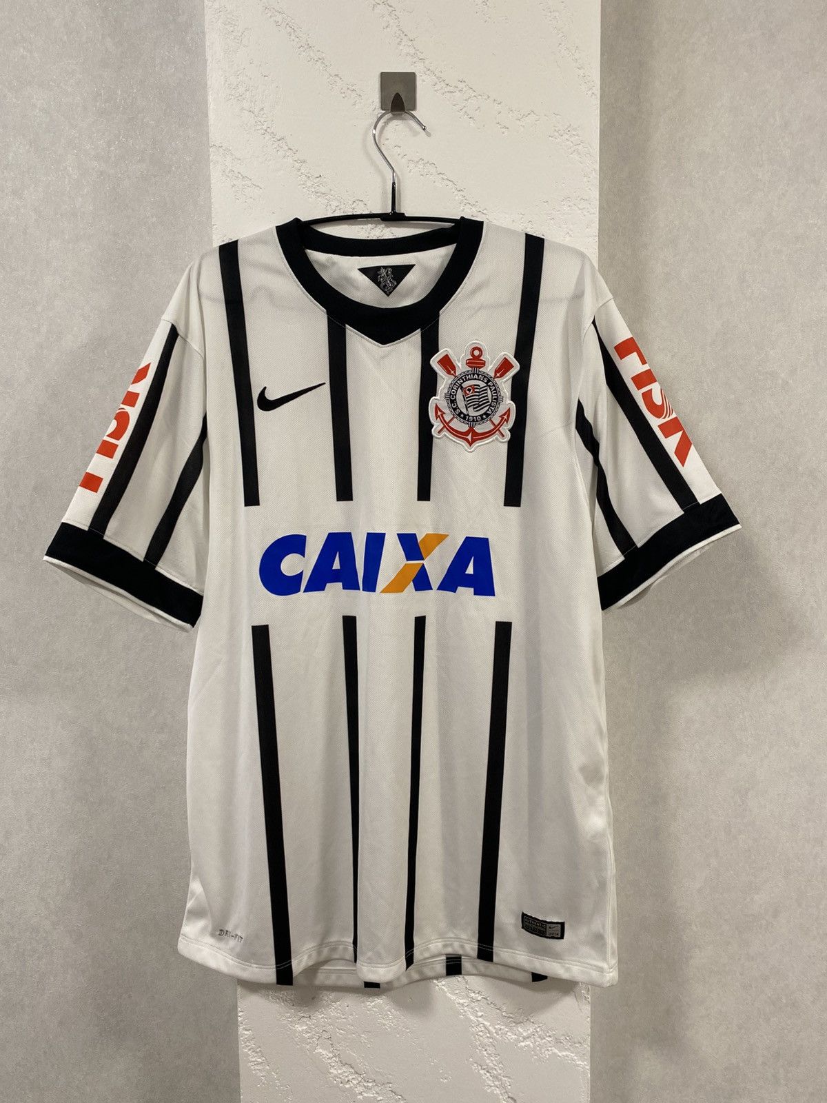 Nike Nike Corinthians Paulista 2014 Home Kit Jersey Size: L Size US L / EU 52-54 / 3 - 1 Thumbnail
