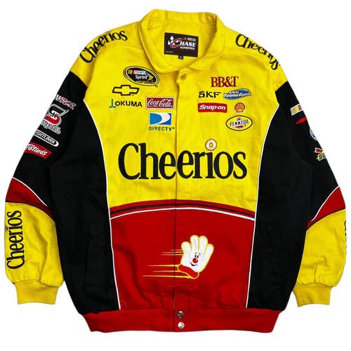 Vintage Clint Bowyer Cheerios NASCAR Racing Jacket