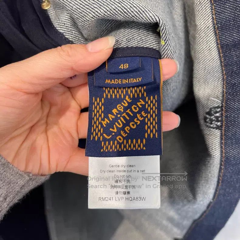 Louis Vuitton Louis Vuitton SS24 logo embroidered denim jacket Size US M / EU 48-50 / 2 - 4 Thumbnail