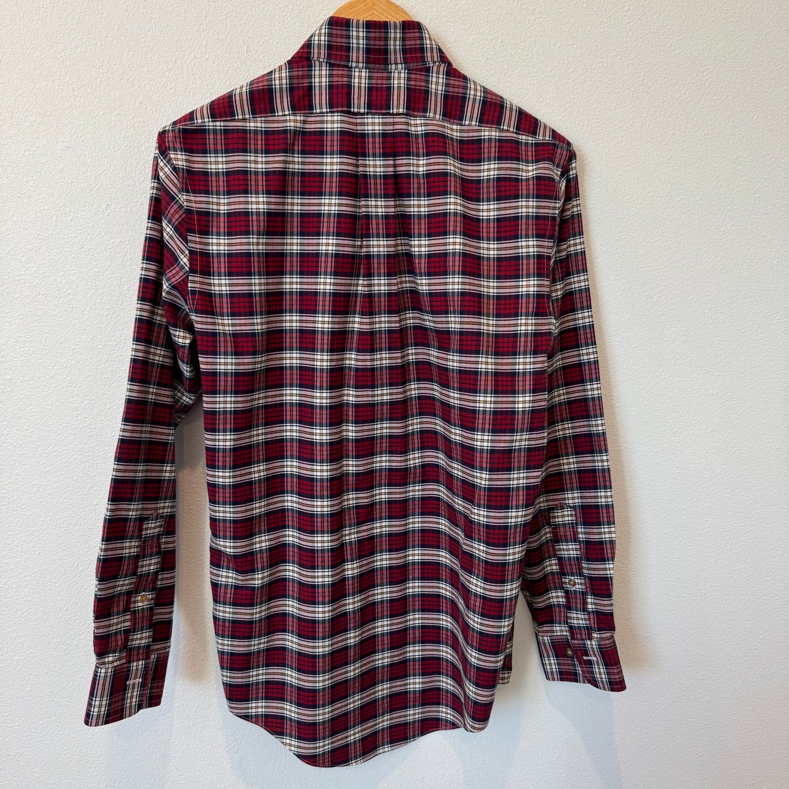 Brooks Brothers Brooks Brothers Men's Regent Red Plaid Button Down Top Size US S / EU 44-46 / 1 - 2 Thumbnail