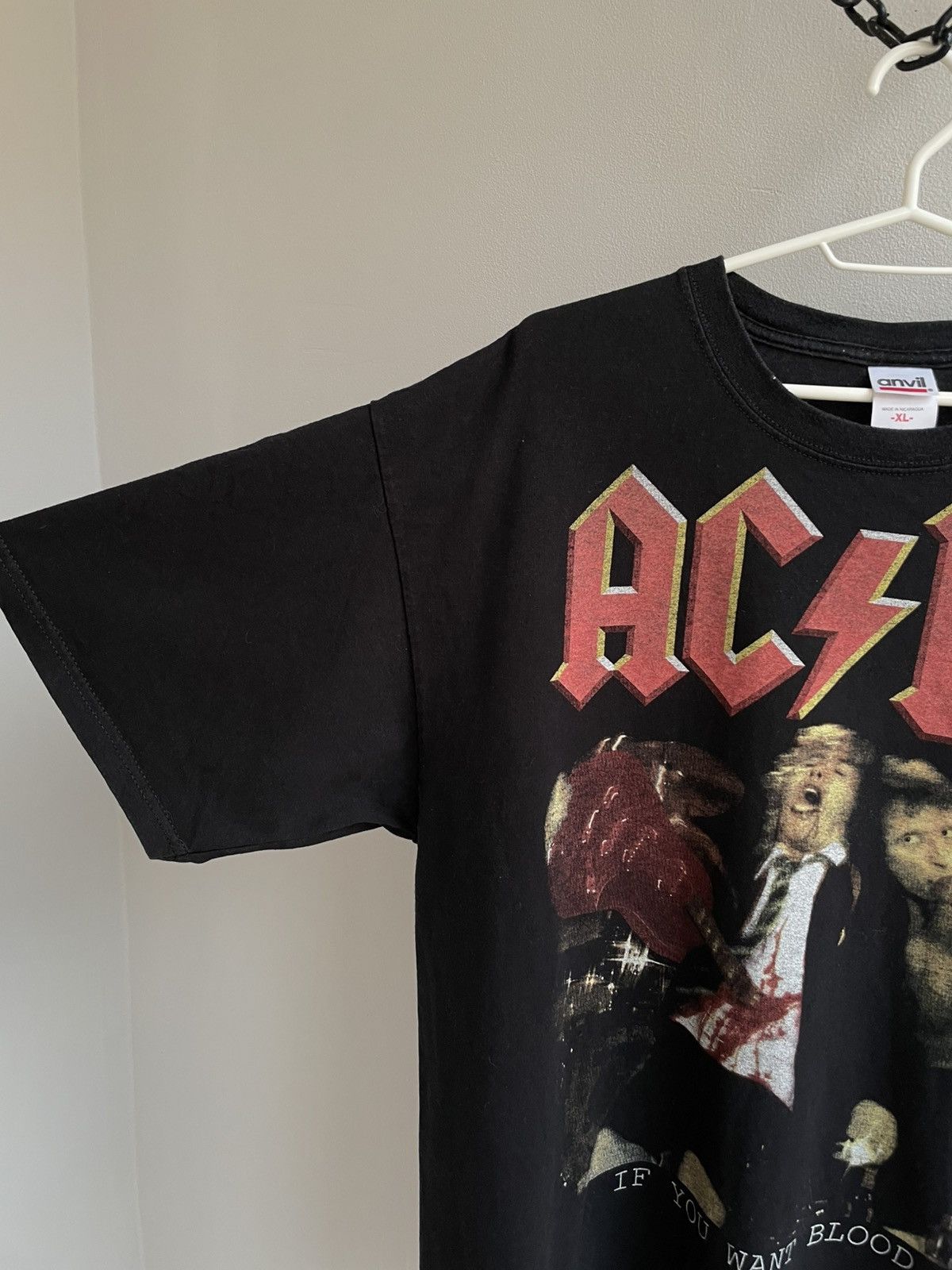 Vintage ACDC AC/DC 2000s 90s 00s HIGHWAY TO HELL T shirt merch Tee Size US XL / EU 56 / 4 - 3 Thumbnail