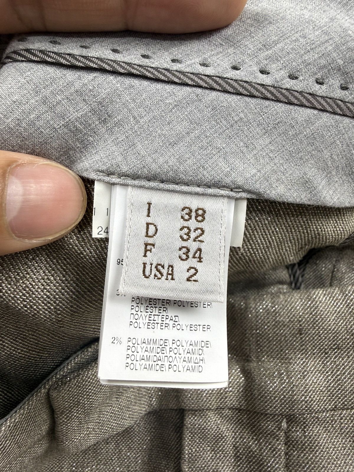 Brunello Cucinelli Brunello Cucinelli S/S’24 Sparkling Linen Flared Trouser Size 28" / US 6 / IT 42 - 11 Thumbnail
