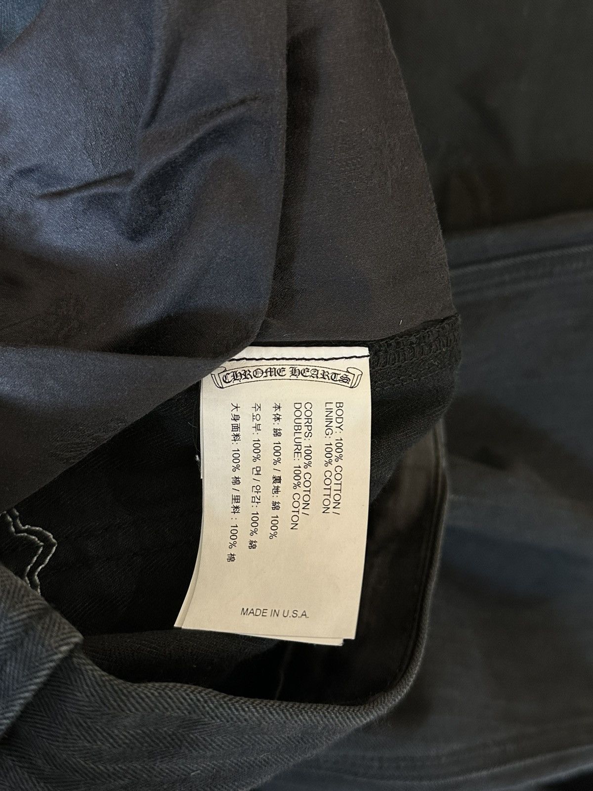Chrome Hearts CHROME HEARTS CROSS PATCHED CARPENTERS Size US 34 / EU 50 - 9 Thumbnail