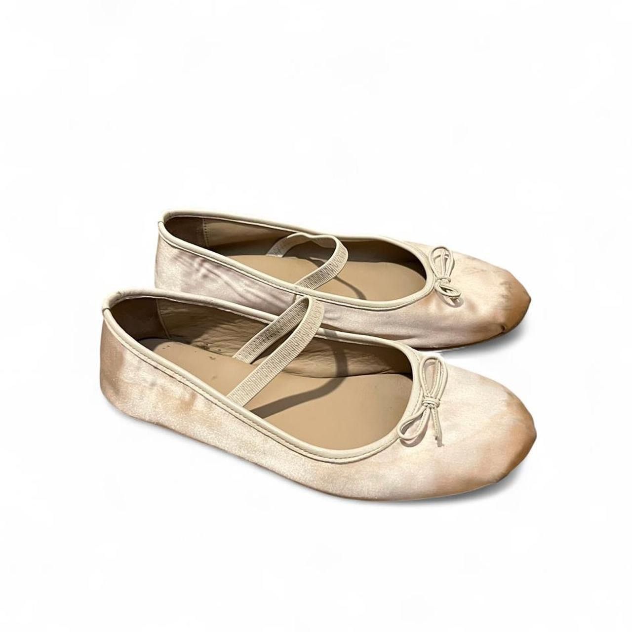 ALOHAS Alohas Odette Satin Mary Jane Ballet Flats 🎀 Size US 8 / IT 38 - 1 Thumbnail