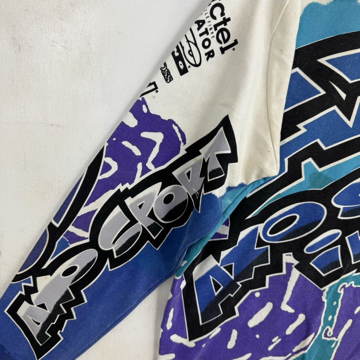 Vintage Vintage 90s AXO Sport Jersey Tactel Aquator Motocross 1993 Size US L / EU 52-54 / 3 - 4 Thumbnail