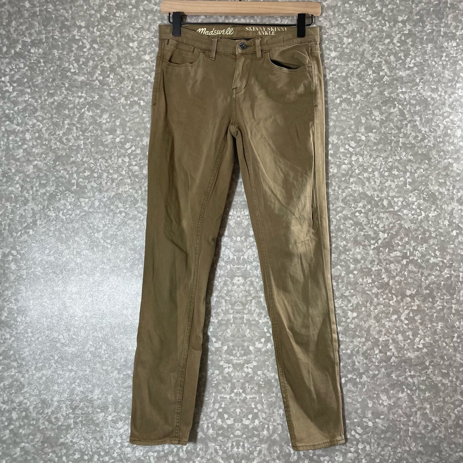 Madewell Madewell Garment Dyed Skinny Skinny Ankle Jeans - Size 25 Size 25" / US 0 / IT 36 - 2 Thumbnail