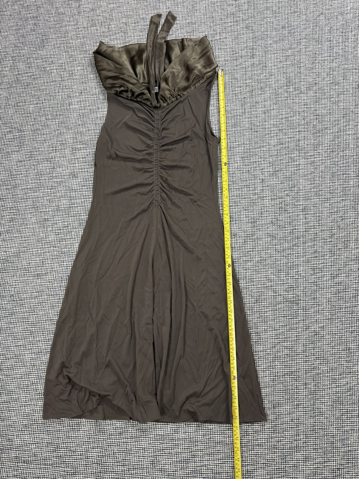 Moschino Moschino vintage dress mid length rayon brown casual evening Size L / US 10 / IT 46 - 7 Thumbnail